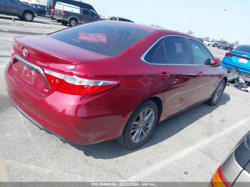 2016 Toyota Camry Se VIN: 4T1BF1FK5GU563601 Lot: 39466656