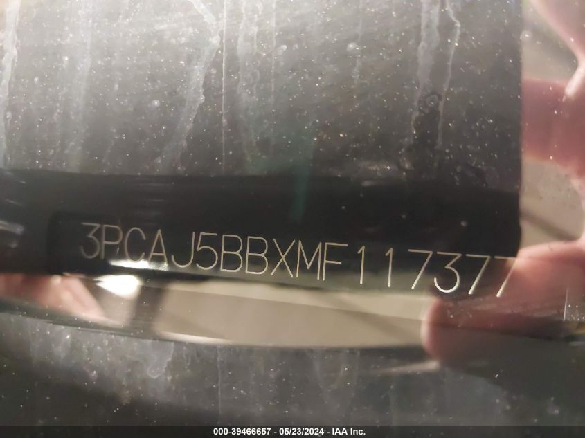 2021 Infiniti Qx50 Luxe Awd VIN: 3PCAJ5BBXMF117377 Lot: 39466657