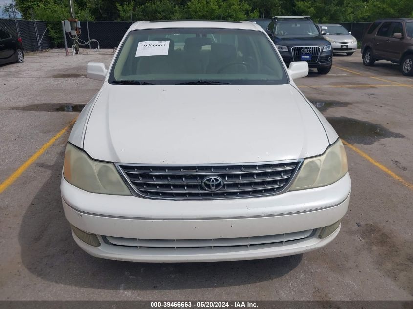 2003 Toyota Avalon Xls VIN: 4T1BF28B73U287628 Lot: 39466663