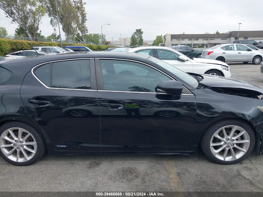 2012 Lexus Ct 200H Premium VIN: JTHKD5BH8C2088168 Lot: 39466689