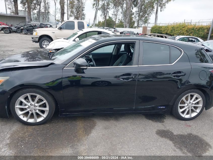 2012 Lexus Ct 200H Premium VIN: JTHKD5BH8C2088168 Lot: 39466689