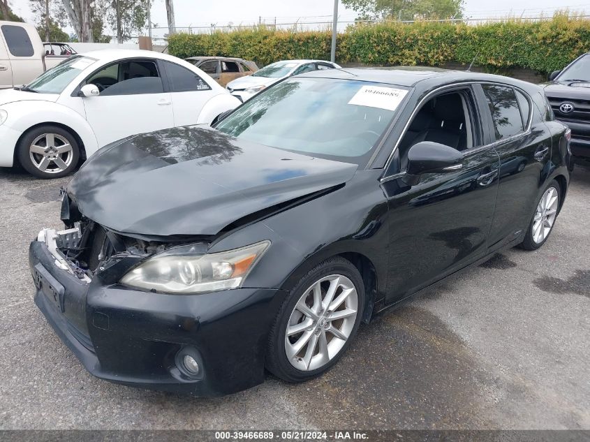 2012 Lexus Ct 200H Premium VIN: JTHKD5BH8C2088168 Lot: 39466689