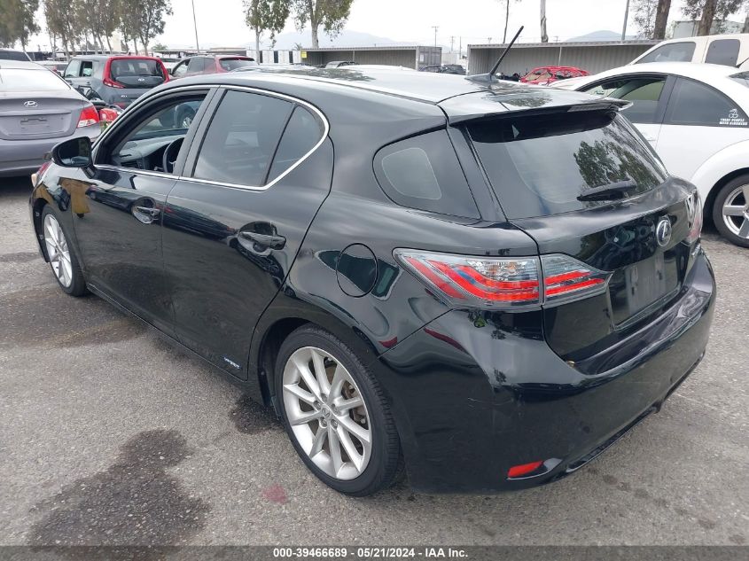 2012 Lexus Ct 200H Premium VIN: JTHKD5BH8C2088168 Lot: 39466689