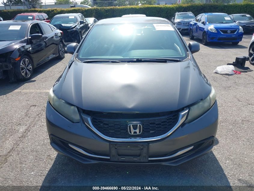 2013 Honda Civic Lx VIN: 2HGFB2F58DH513583 Lot: 39466690