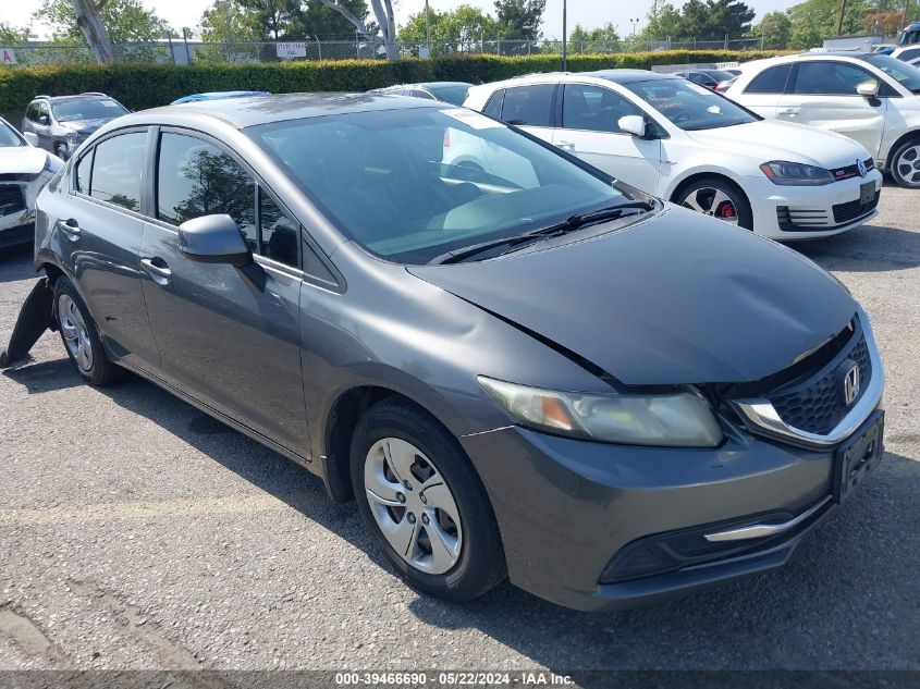 2013 Honda Civic Lx VIN: 2HGFB2F58DH513583 Lot: 39466690