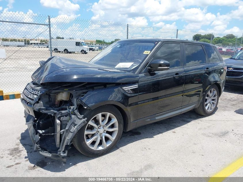 2017 Land Rover Range Rover Sport 3.0L V6 Supercharged Hse VIN: SALWR2FV9HA682812 Lot: 39466705