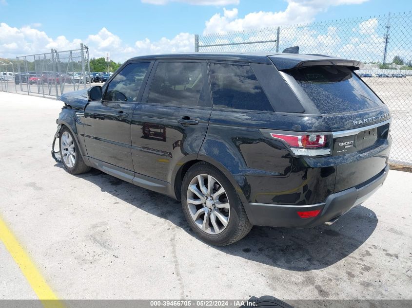 2017 Land Rover Range Rover Sport 3.0L V6 Supercharged Hse VIN: SALWR2FV9HA682812 Lot: 39466705