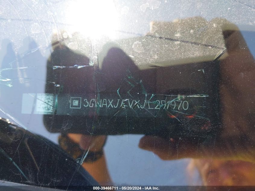 2018 Chevrolet Equinox Lt VIN: 3GNAXJEVXJL291970 Lot: 39466711