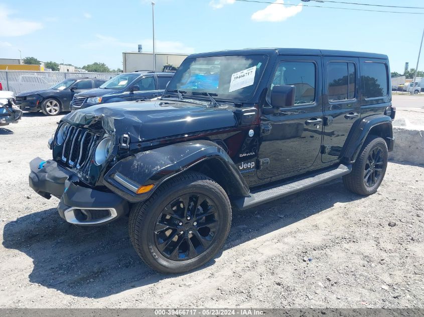 2023 Jeep Wrangler 4Xe Sahara 4X4 VIN: 1C4JJXP65PW526619 Lot: 39466717