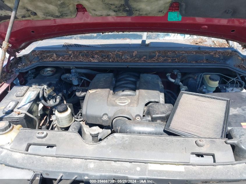 2004 Nissan Titan Se VIN: 1N6AA07A34N504337 Lot: 39466738