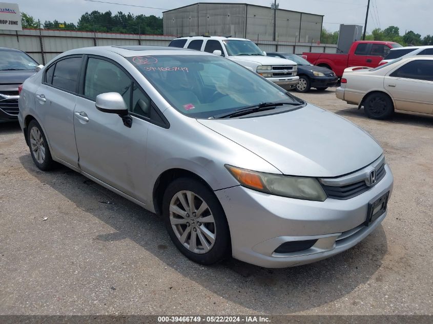 2012 Honda Civic Ex VIN: 2HGFB2F89CH523421 Lot: 39466749