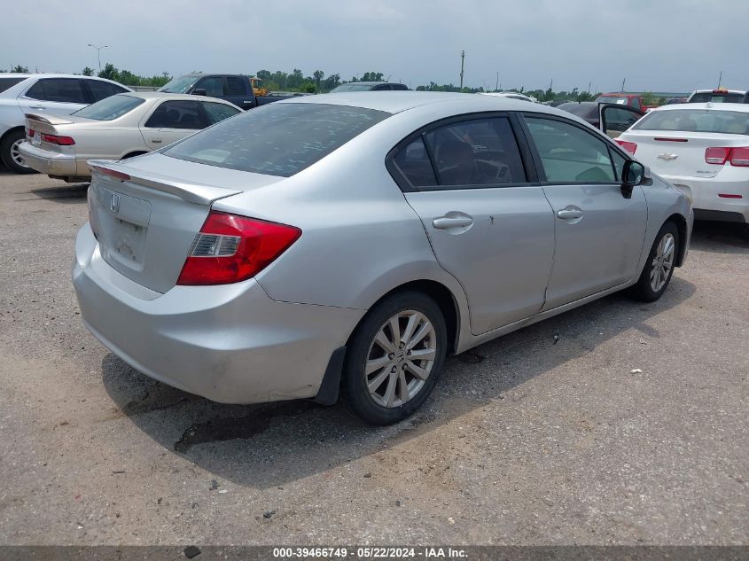 2012 Honda Civic Ex VIN: 2HGFB2F89CH523421 Lot: 39466749