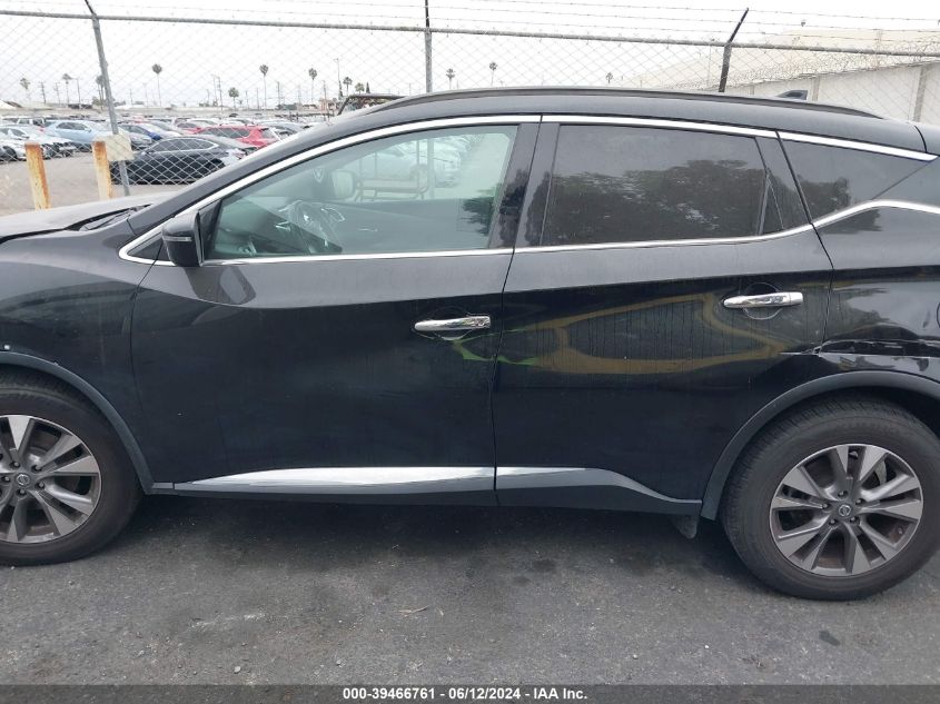 2018 Nissan Murano Sv VIN: 5N1AZ2MG9JN135765 Lot: 39466761