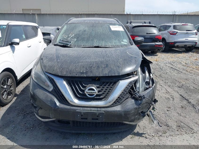 2018 Nissan Murano Sv VIN: 5N1AZ2MG9JN135765 Lot: 39466761