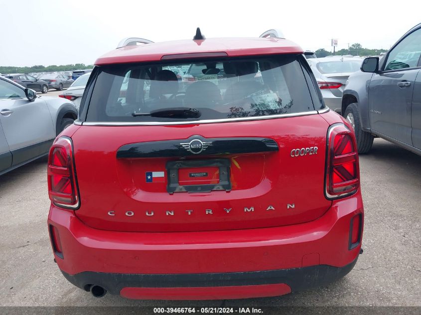 2022 Mini Cooper Countryman VIN: WMZ23BR06N3N61260 Lot: 39466764