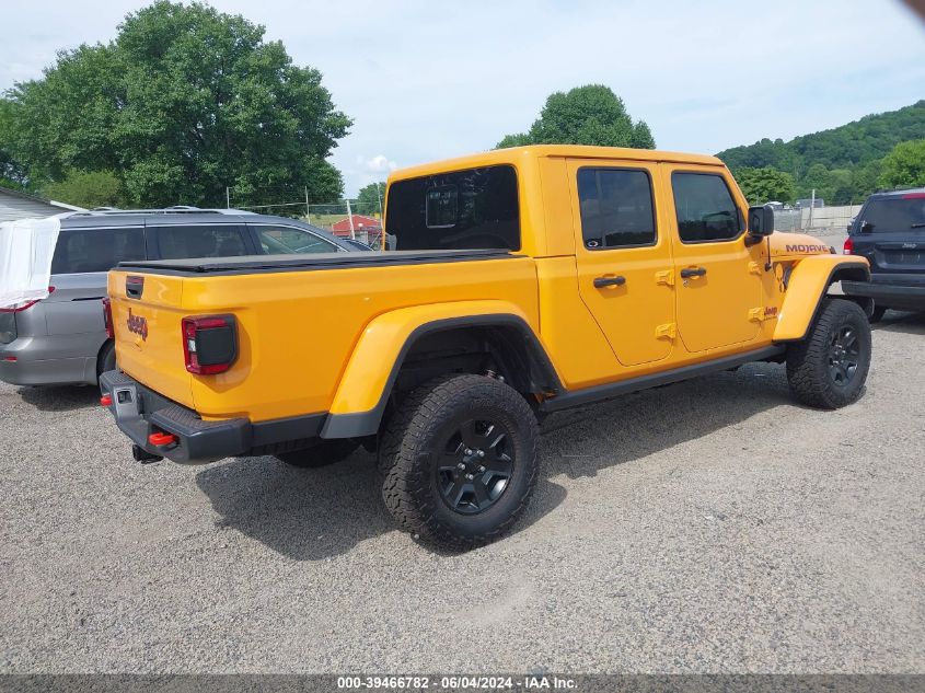 2021 Jeep Gladiator Mojave 4X4 VIN: 1C6JJTEG4ML543422 Lot: 39466782