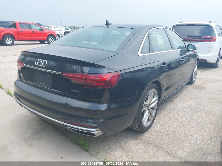 2023 Audi A4 Premium Plus 45 Tfsi S Line Quattro S Tronic VIN: WAUEAAF46PN005586 Lot: 39466795