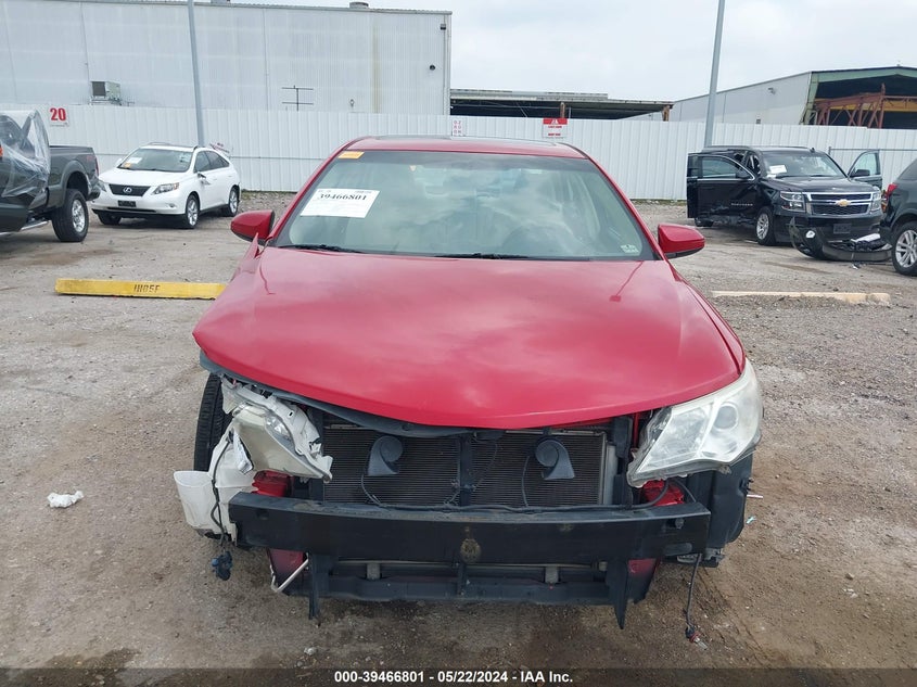 2012 Toyota Camry Xle V6 VIN: 4T1BK1FK7CU523302 Lot: 39466801