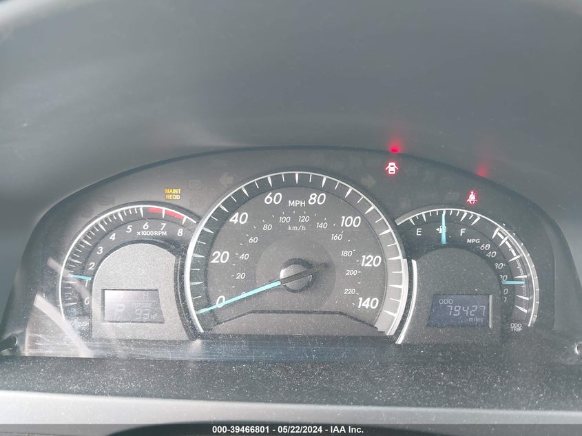 2012 Toyota Camry Xle V6 VIN: 4T1BK1FK7CU523302 Lot: 39466801