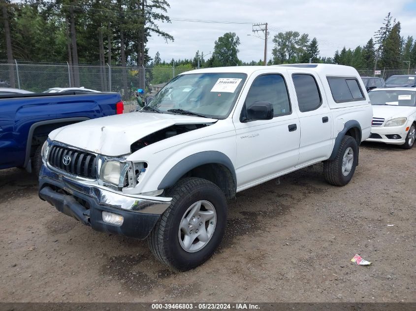 2002 Toyota Tacoma Base V6 VIN: 5TEHN72N02Z101984 Lot: 39466803