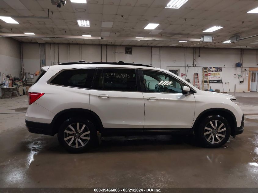 2019 Honda Pilot Ex-L VIN: 5FNYF6H58KB013782 Lot: 39466805