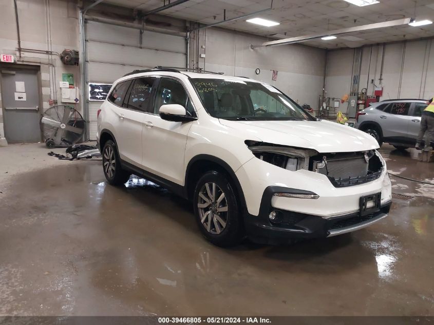 2019 Honda Pilot Ex-L VIN: 5FNYF6H58KB013782 Lot: 39466805