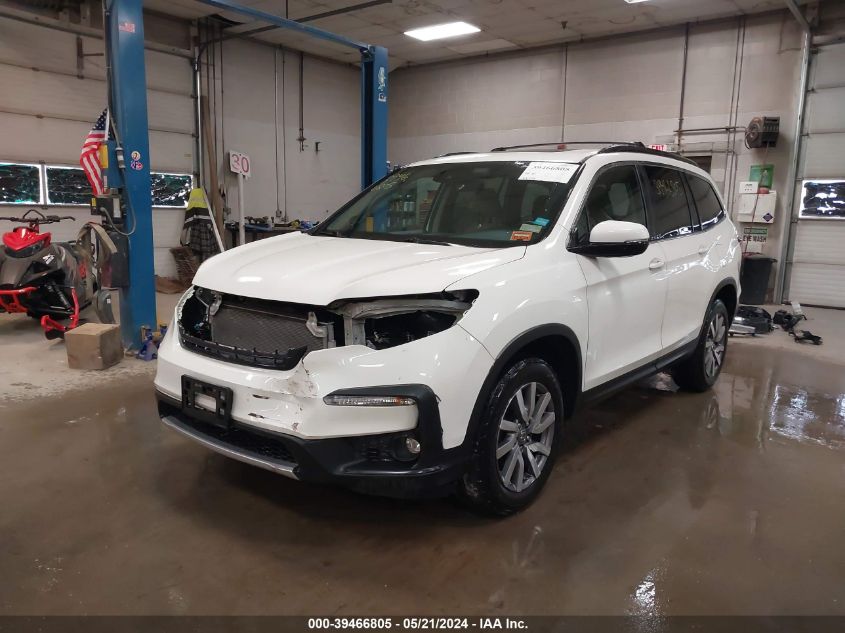 2019 Honda Pilot Ex-L VIN: 5FNYF6H58KB013782 Lot: 39466805