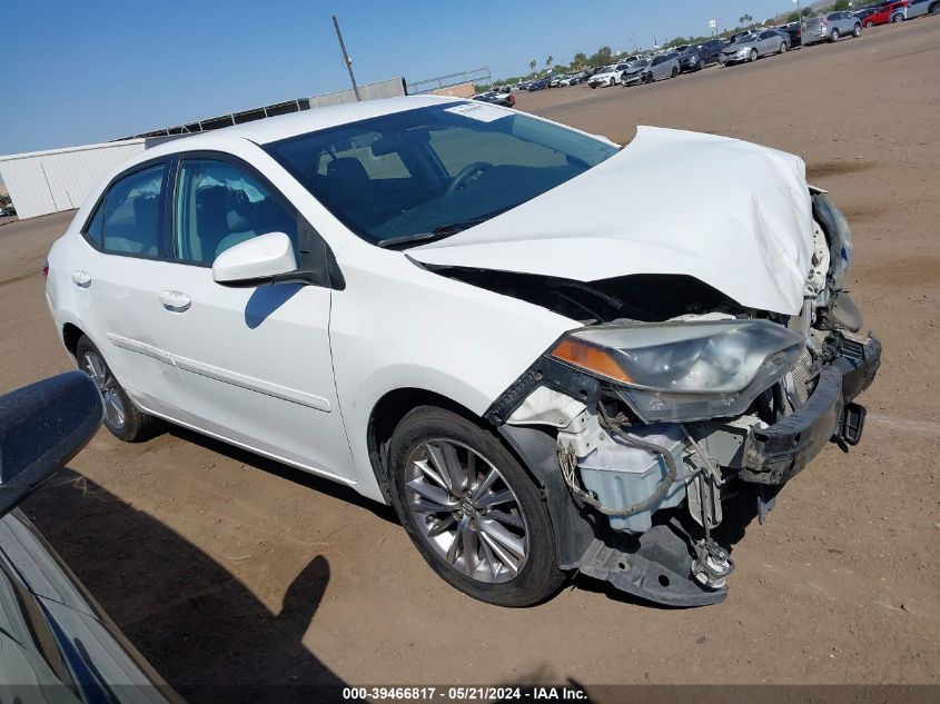 2014 TOYOTA COROLLA L/LE/LE PLS/PRM/S/S PLS - 5YFBURHEXEP118541