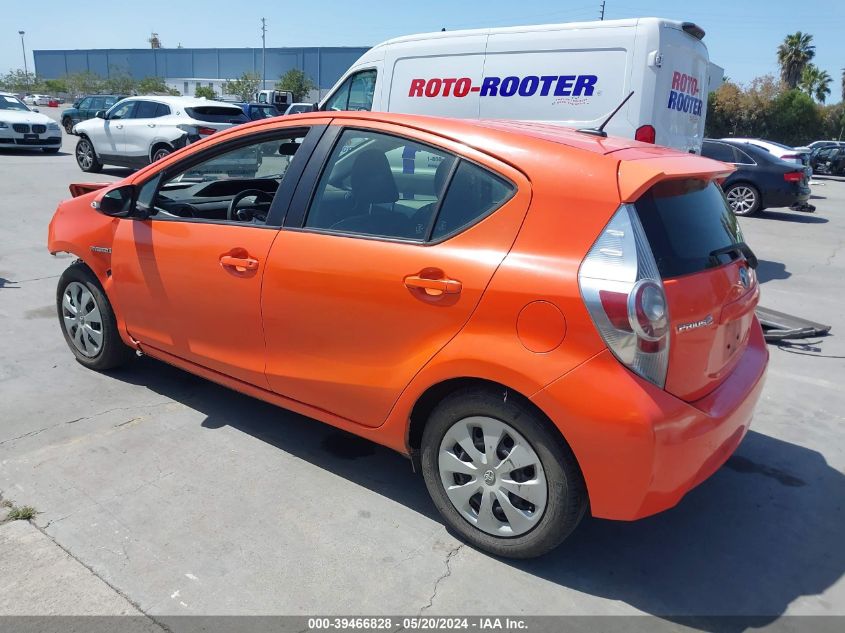 2014 Toyota Prius C One/Three/Two/Four VIN: JTDKDTB35E1062923 Lot: 39466828