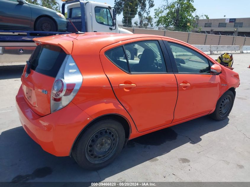 2014 Toyota Prius C One/Three/Two/Four VIN: JTDKDTB35E1062923 Lot: 39466828