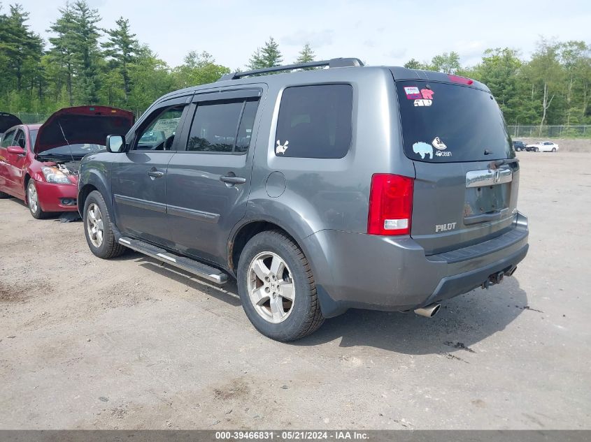 2011 Honda Pilot Ex-L VIN: 5FNYF4H78BB023010 Lot: 39466831