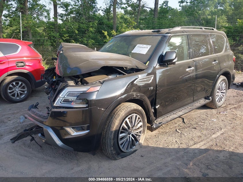 2021 Nissan Armada Sl 4Wd VIN: JN8AY2BB3M9791668 Lot: 39466859