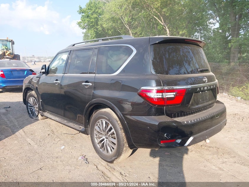 2021 Nissan Armada Sl 4Wd VIN: JN8AY2BB3M9791668 Lot: 39466859