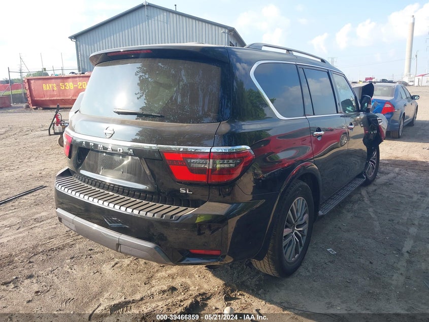 2021 Nissan Armada Sl 4Wd VIN: JN8AY2BB3M9791668 Lot: 39466859