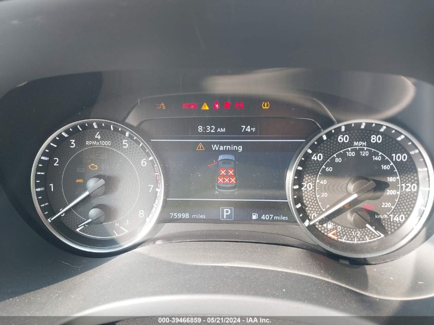 2021 Nissan Armada Sl 4Wd VIN: JN8AY2BB3M9791668 Lot: 39466859