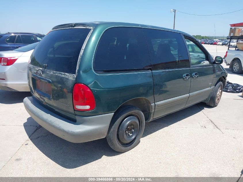 1999 Plymouth Voyager Se VIN: 2P4GP45G1XR124510 Lot: 39466866