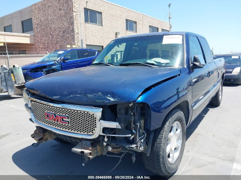 2002 GMC Sierra 1500 Sle VIN: 2GTEC19V921277075 Lot: 39466898