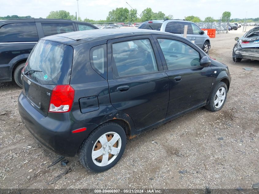 2007 Chevrolet Aveo 5 Ls VIN: KL1TD666X7B788775 Lot: 39466907