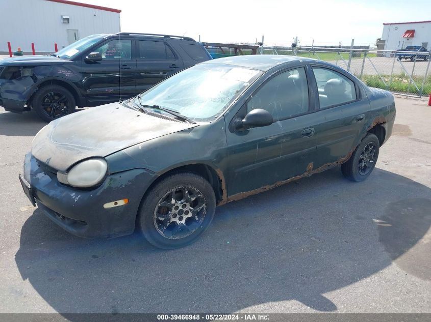 2002 Dodge Neon Se VIN: 1B3ES46C12D529530 Lot: 39466948