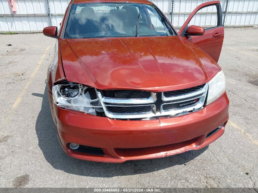 2012 Dodge Avenger Sxt VIN: 1C3CDZCB7CN220816 Lot: 39466953