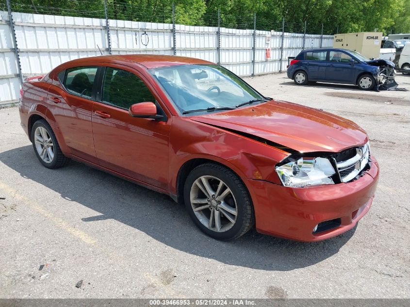 2012 Dodge Avenger Sxt VIN: 1C3CDZCB7CN220816 Lot: 39466953