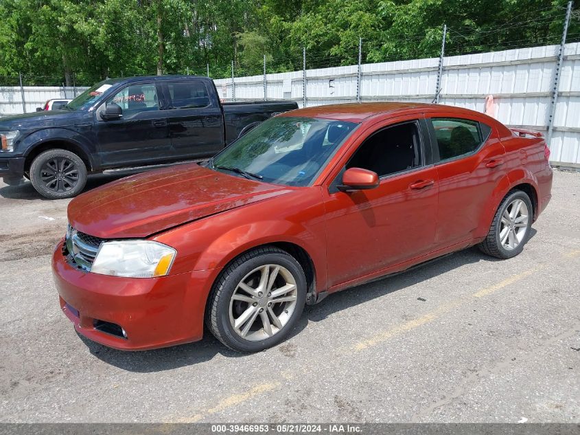 2012 Dodge Avenger Sxt VIN: 1C3CDZCB7CN220816 Lot: 39466953