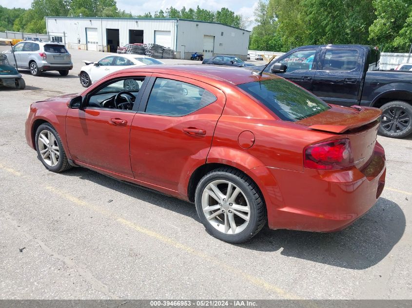 2012 Dodge Avenger Sxt VIN: 1C3CDZCB7CN220816 Lot: 39466953