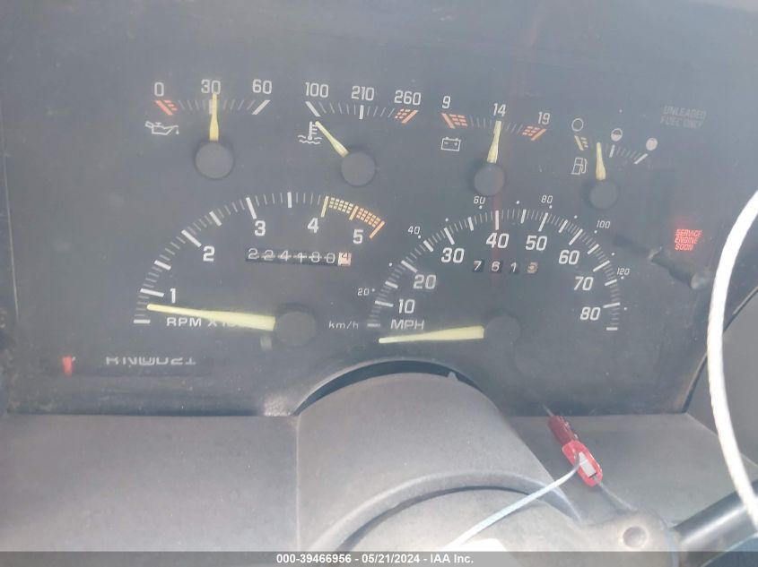 1993 Chevrolet Gmt-400 C1500 VIN: 2GCEC19K1P1219796 Lot: 39466956