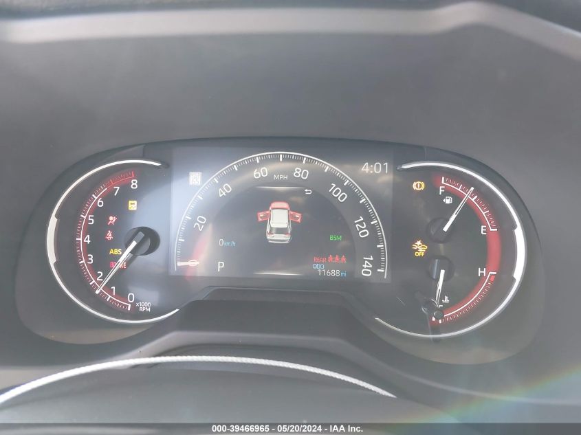 2022 Toyota Rav4 Trd Off Road VIN: 2T3S1RFV0NW308107 Lot: 39466965