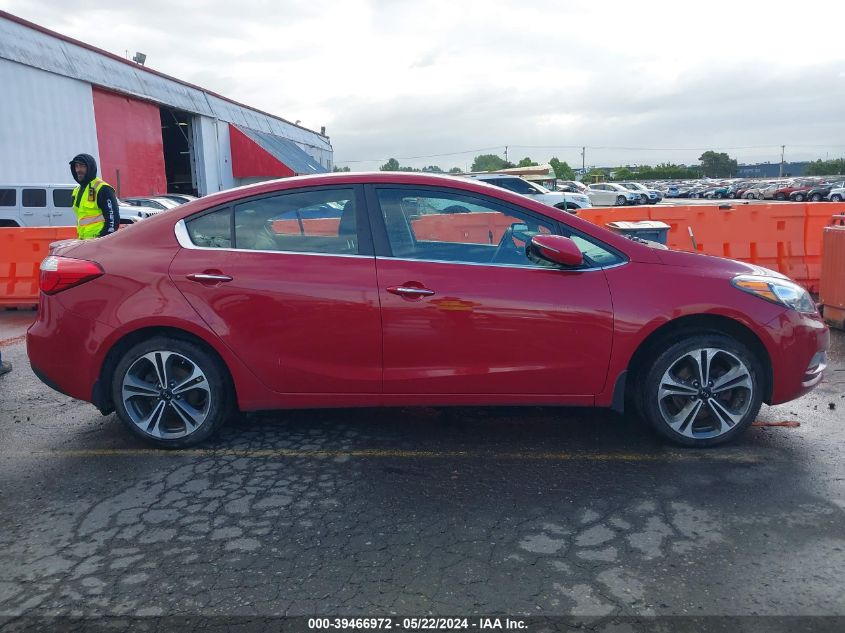 2015 Kia Forte Ex VIN: KNAFZ4A89F5299346 Lot: 39466972