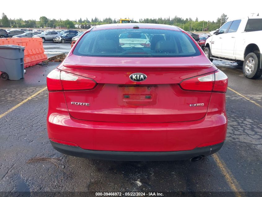 2015 Kia Forte Ex VIN: KNAFZ4A89F5299346 Lot: 39466972