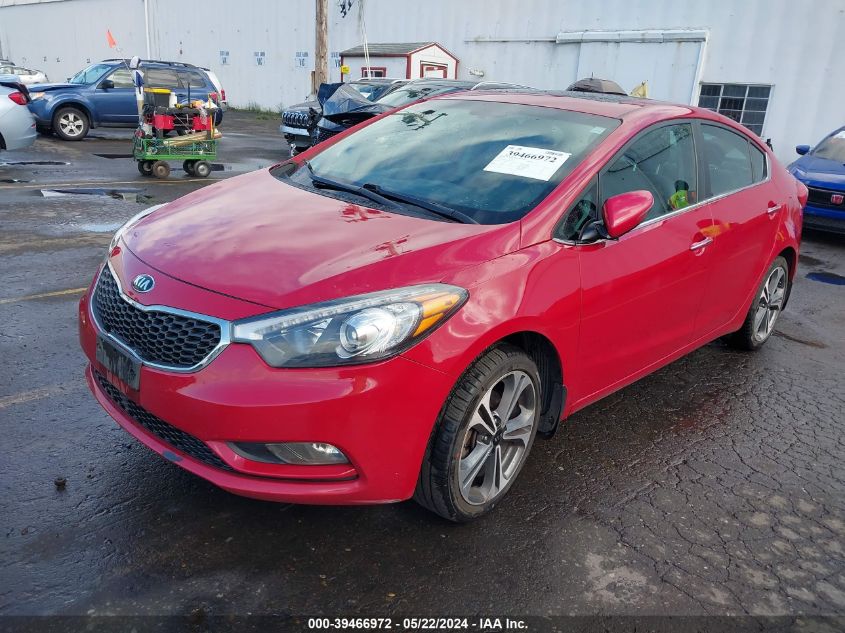 2015 Kia Forte Ex VIN: KNAFZ4A89F5299346 Lot: 39466972