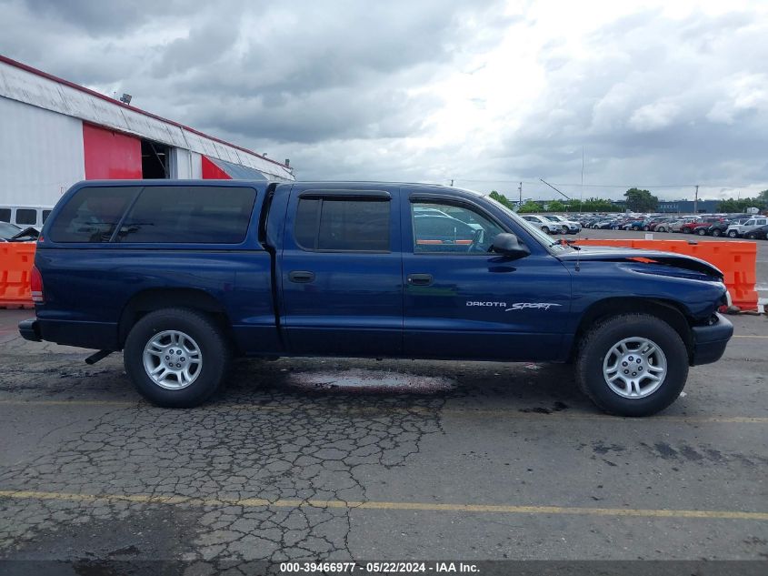 2001 Dodge Dakota Slt/Sport VIN: 1B7HL2AX51S339635 Lot: 39466977