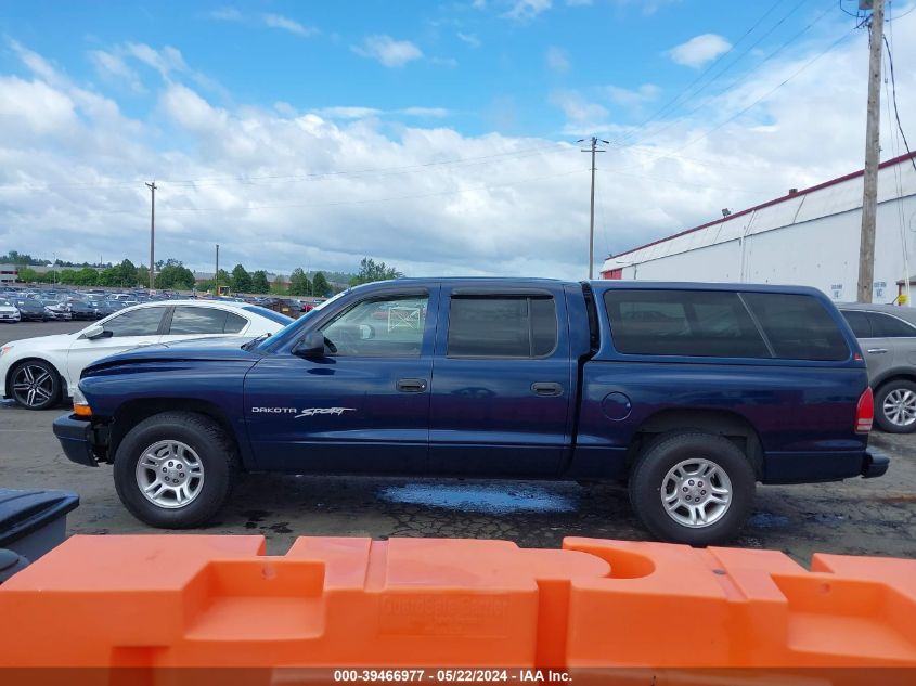 2001 Dodge Dakota Slt/Sport VIN: 1B7HL2AX51S339635 Lot: 39466977